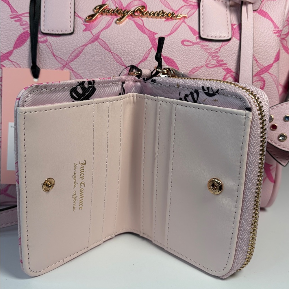 Juicy Couture Pink Satchel and Wallet Set - Picture 13 of 16